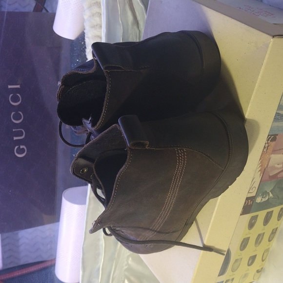 GH bassin Co Brown suede lace-up boots River Jack size 9 m - Picture 4 of 8